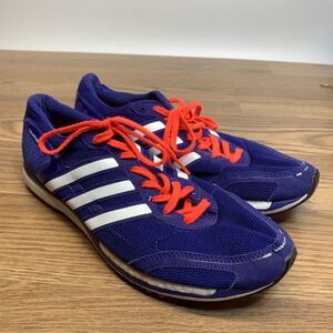 Adidas Adizero Takumi Sen Boost Mens Adidas Mesh Running Shoe Blue US 9
